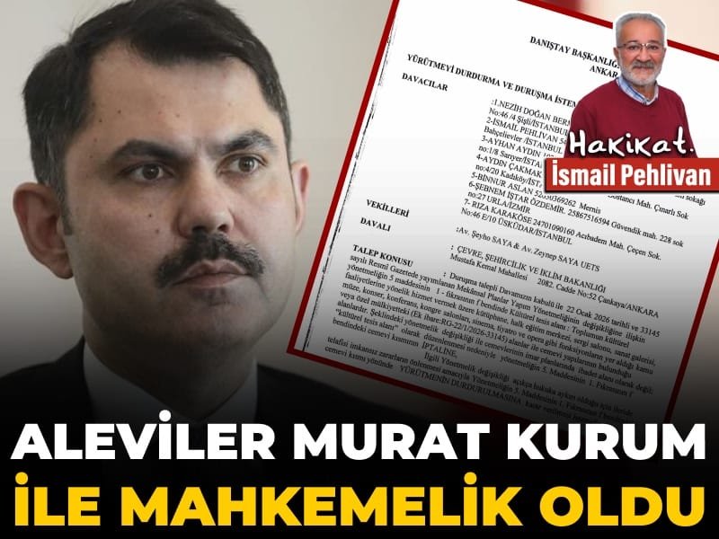 Aleviler, Çevre ve Şehircilik Bakanı Murat Kurum ile mahkemelik oldu