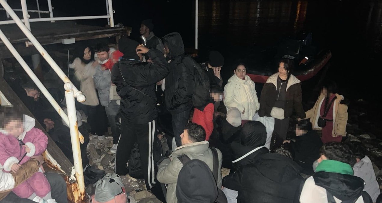 Bodrum’da 33 göçmen yakalandı