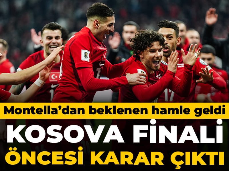 Kosova maçı öncesi milli takımda karar verildi: Kulübeye dönüyor