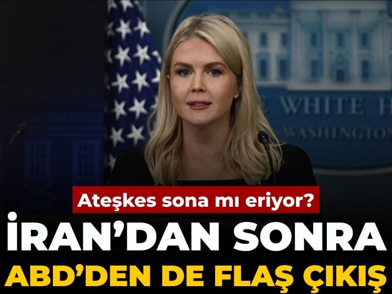 Ateşkes sona mı eriyor? İran’ın ardından ABD’den de flaş çıkış