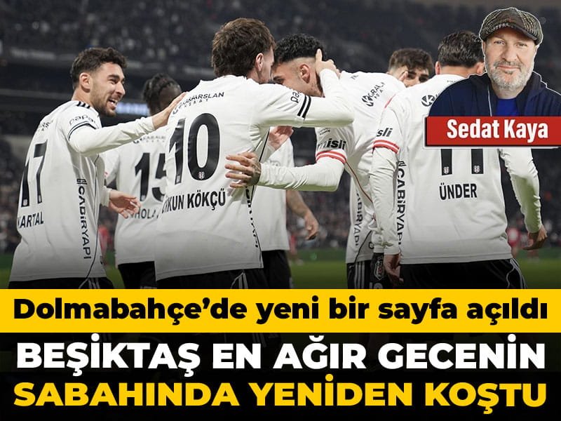 Beşiktaş en ağır gecenin sabahında yeniden koştu