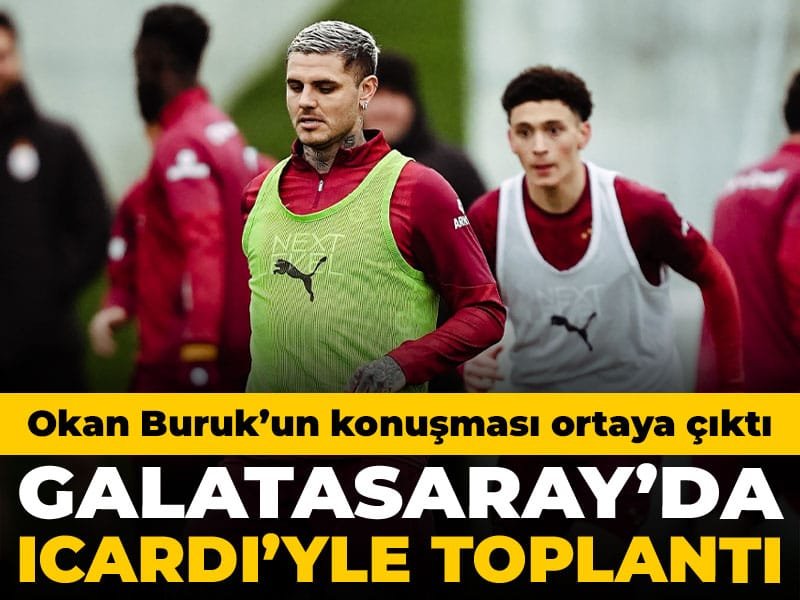 Galatasaray’da Icardi’yle özel toplantı: Okan Buruk’un konuşması ortaya çıktı