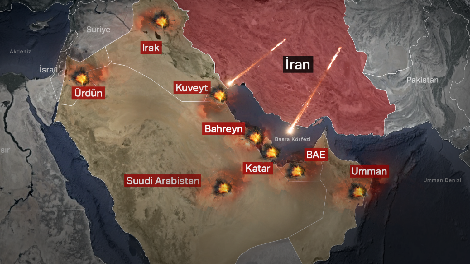 İran jeti Kuveyt’te ABD üssünü vurmuş. Orta Doğu’daki üslerde hasar açıklanandan büyük