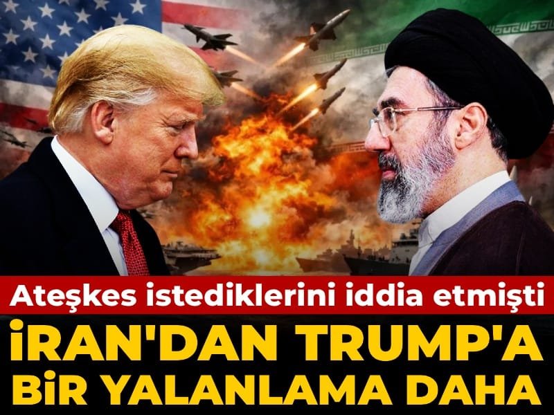 İran’dan Trump’a bir yalanlama daha: Ateşkes istediklerini iddia etmişti