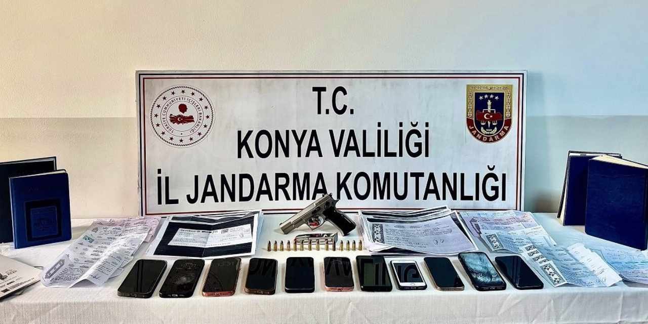 Konya’da tefecilik operasyonu: 94 milyon liralık çek ve senet ele geçirildi