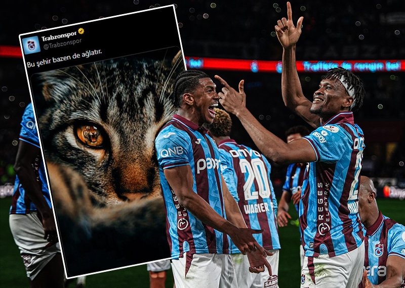 Maç bitti, Trabzonspor’dan Galatasaray’a anında göndermeler geldi