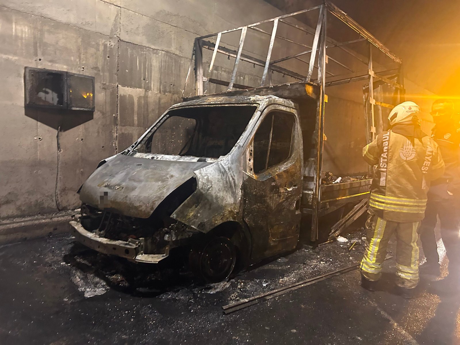 Sabiha Gökçen Havalimanı’nın 2. pistinin altındaki tünelde korkutan yangın