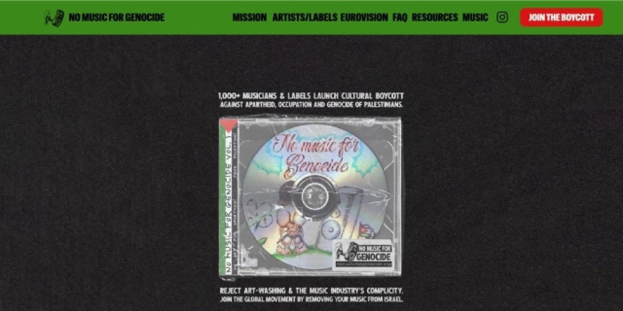 Sanatçılardan Eurovision’da İsrail’i boykot çağrısı: Soykırıma müzik yok