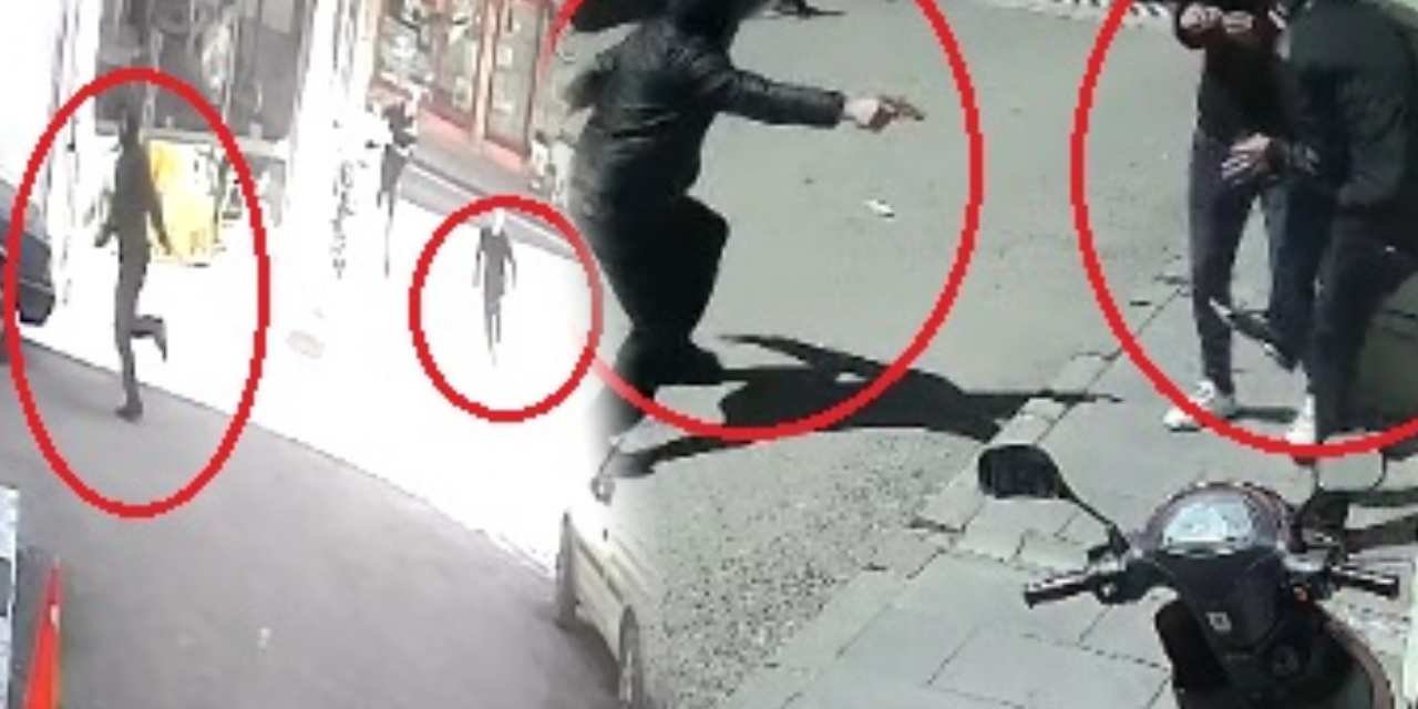 Sokak ortasında saldırıya uğradı! Saldırgana elindeki bardağı fırlattı