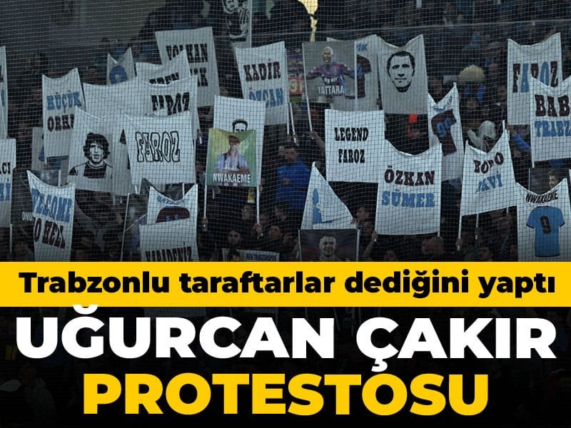Trabzon’da Uğurcan Çakır protestosu: Görür görmez başladılar