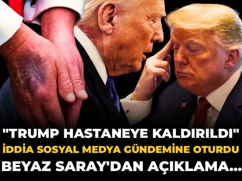 Trump hastaneye kaldırıldı iddiasına Beyaz Saray’dan yanıt