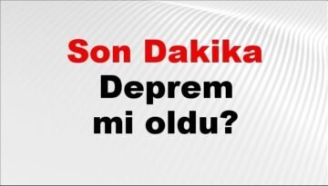 Son dakika Antalya’da deprem mi oldu? Az önce deprem Antalya’da nerede oldu? Antalya deprem Kandilli ve AFAD son depremler listesi 17 Mayıs 2026